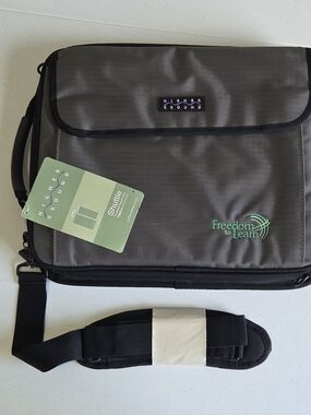 Black Gray Shuttle Laptop Shoulder Strap Or Backpack Cooldeck Surface 15" Media